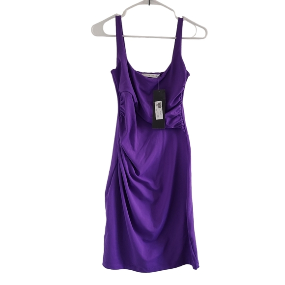 Susana Monaco Dresses & Skirts - NWT SUSANA MONACO Gathered Purple Tank Dress Size Medium
